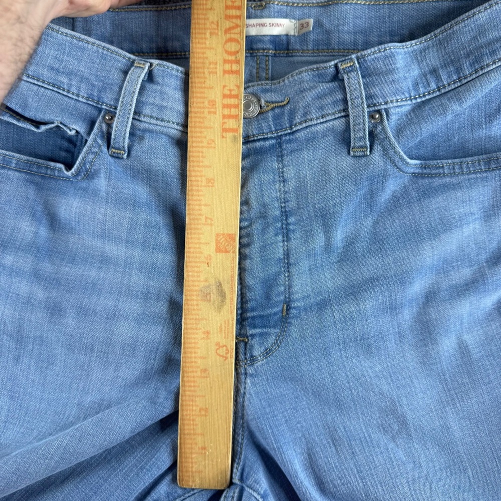 Levis 311 Shaping Skinny Jeans Light Wash Blue Denim W33 L30 19626-0205 - Picture 5 of 10